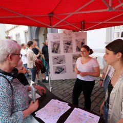 Infostand der Klimaleitstelle