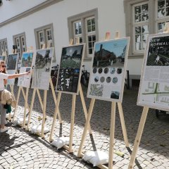 Vision 2030 der Hochschule Koblenz auf dem Willi-Hörter-Platz